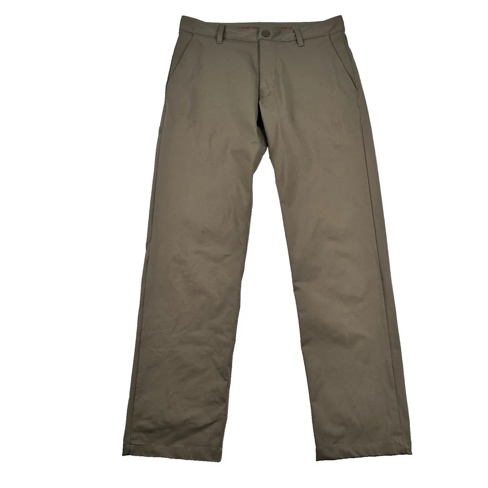 Rhone Pants Mens 30 Commuter Performance Chino Brown Classic Taupe Golf